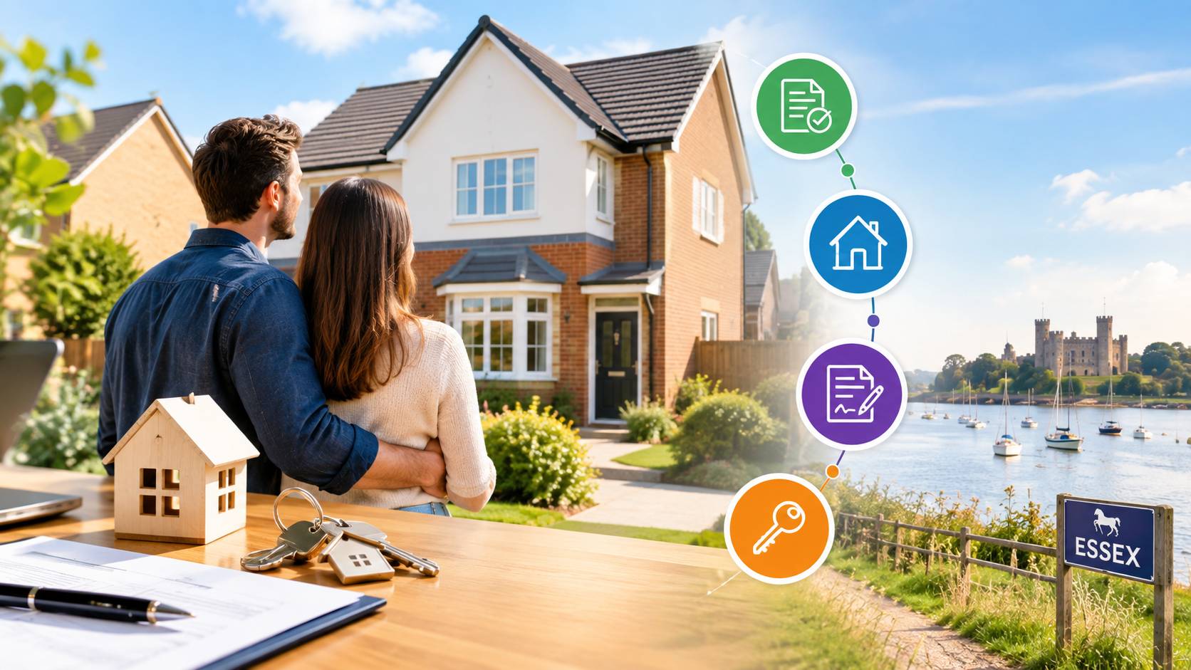 Buying your first home in Essex from mortgage approval to completion